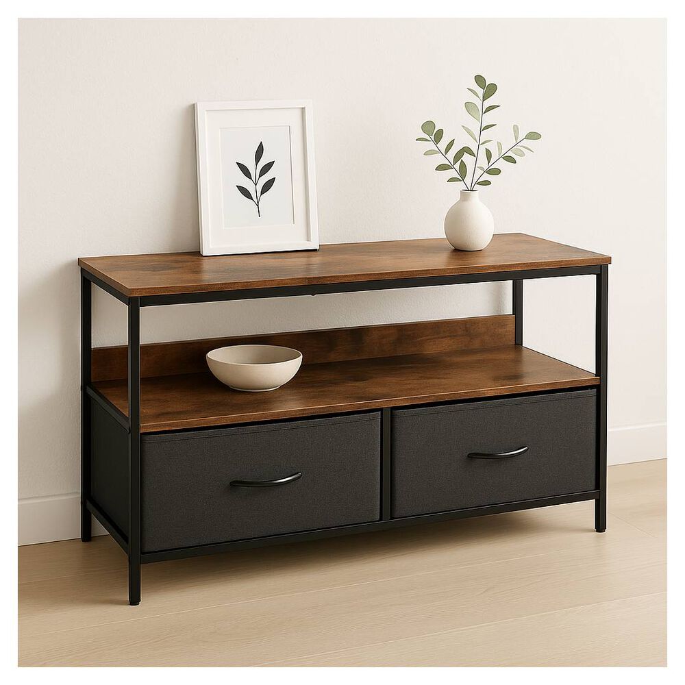 Rack De Tv R&uacute;stica Con Organizador image number 0.0