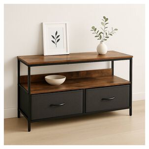 Rack De Tv R&uacute;stica Con Organizador