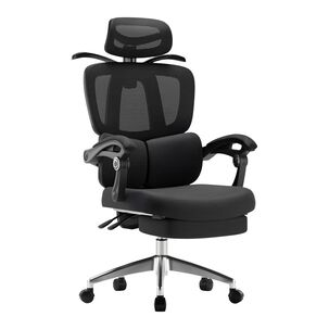 Silla De Escritorio Reclinable Reposapies E06negra Lubabycas