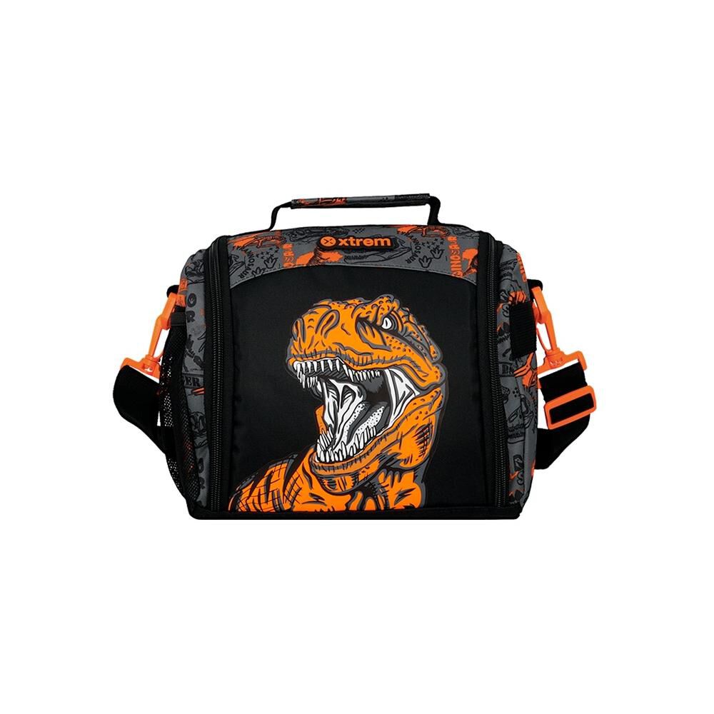 Lonchera T&eacute;rmica Xtrem Break 3.0 6xt Dino Naranjo image number 0.0