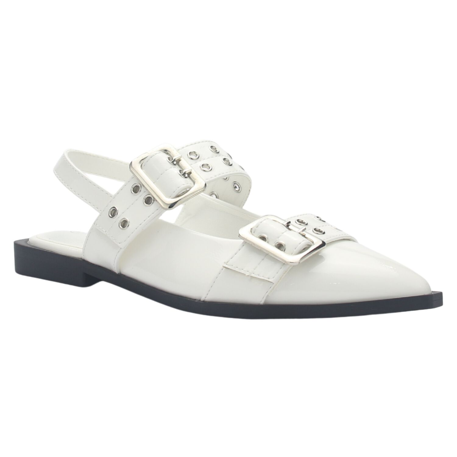 Ballerina Mujer Chalada Slik-21 Blanco Casual image number 2.0