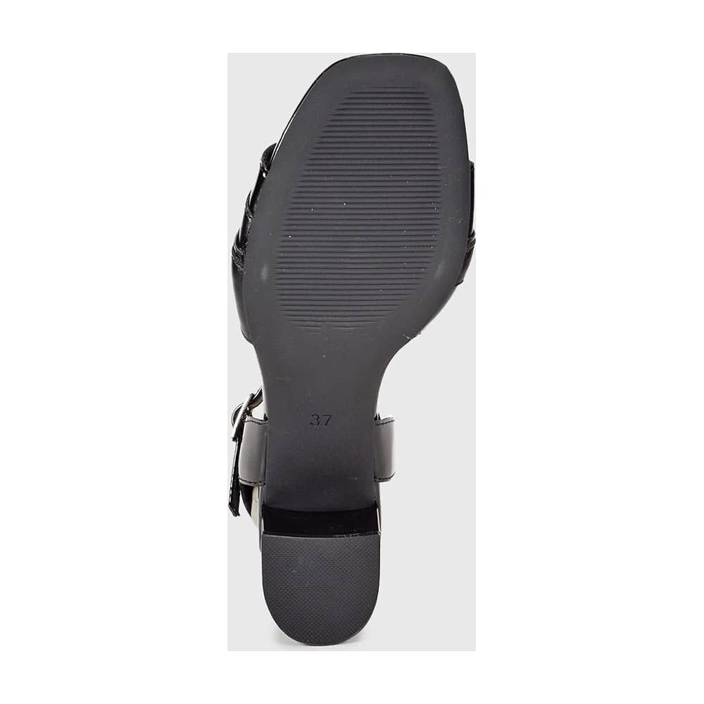 Sandalia Cuero Nevedna Negro image number 4.0