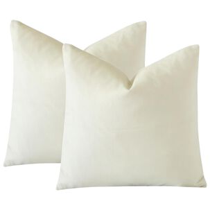 Pack De 02 Fundas De Coj&iacute;n De Terciopelo Suave 45x45 Mod09