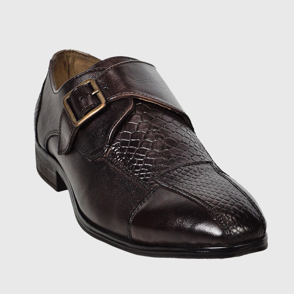 Zapato Cuero Verona Café Oscuro image number 3.0