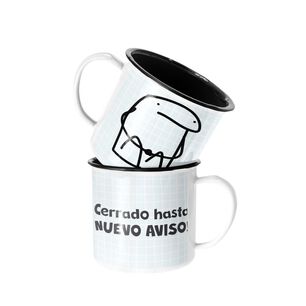 Taza Enlozada Lechera Cerrado Hasta Nuevo Aviso Regalo