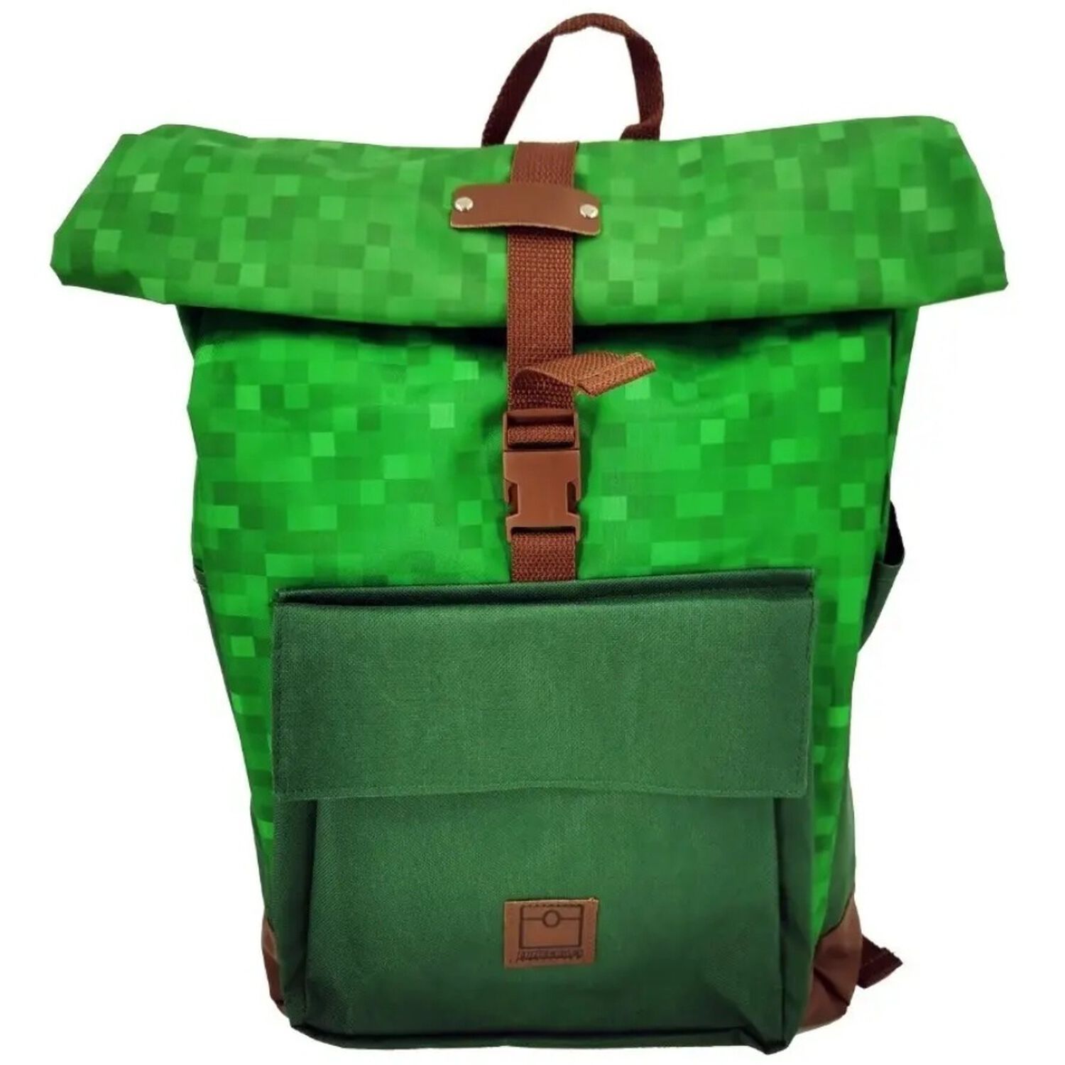 Mochila Escolar Minecraft Verde Rayado Chs-bp2201n image number 0.0