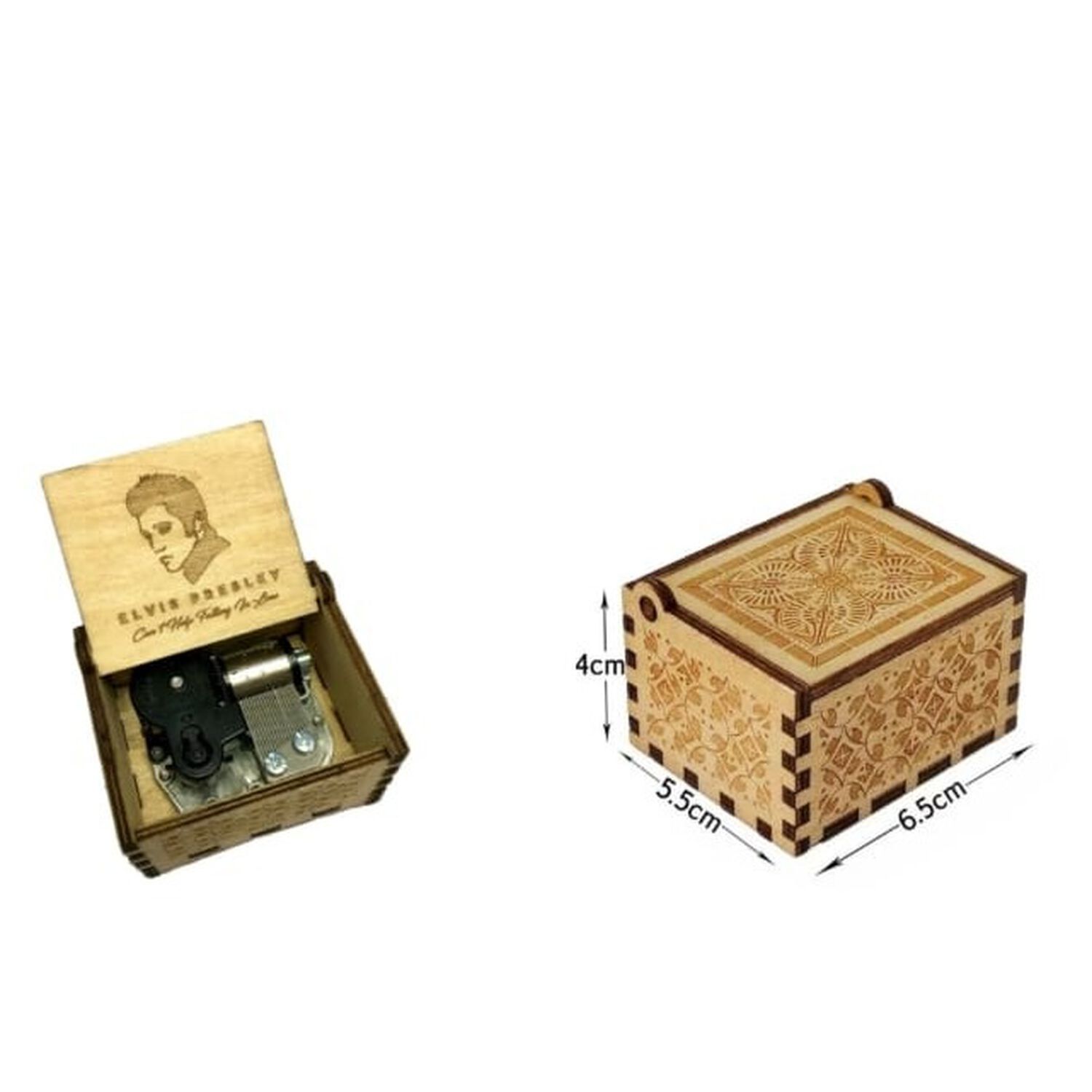Caja Musical Elvis Presley Can't Help Falling In Love image number 1.0