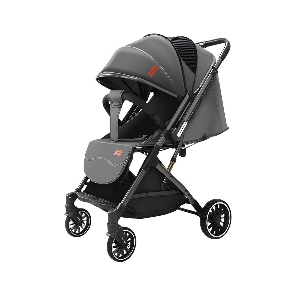 Coche Paseo Reversible Con Mosquitero Focus Gris Lubabycas image number 8.0