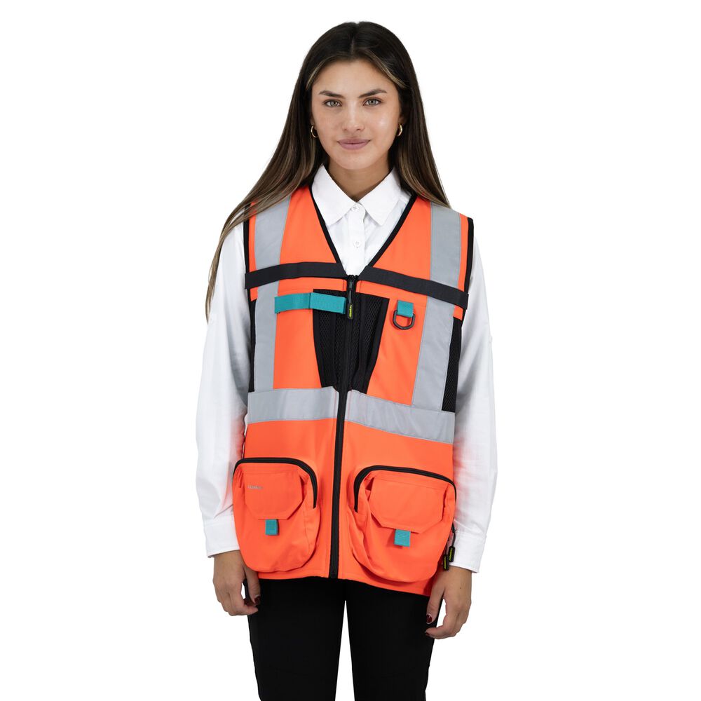 Chaleco Geologo Alaska Xpert Mujer Naranjo image number 0.0