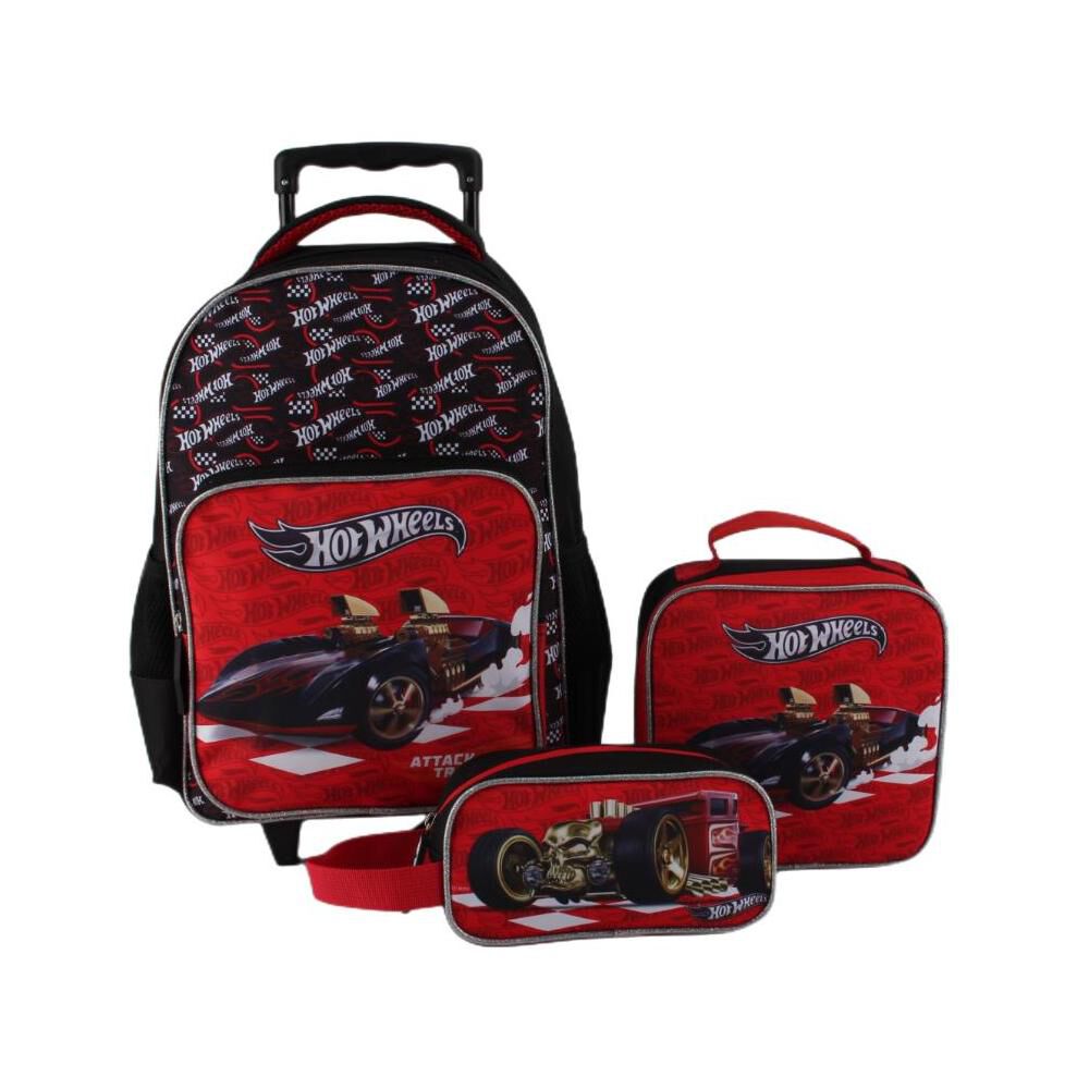 Pack Escolar Mochila Ni&ntilde;o Hotwheels image number 0.0