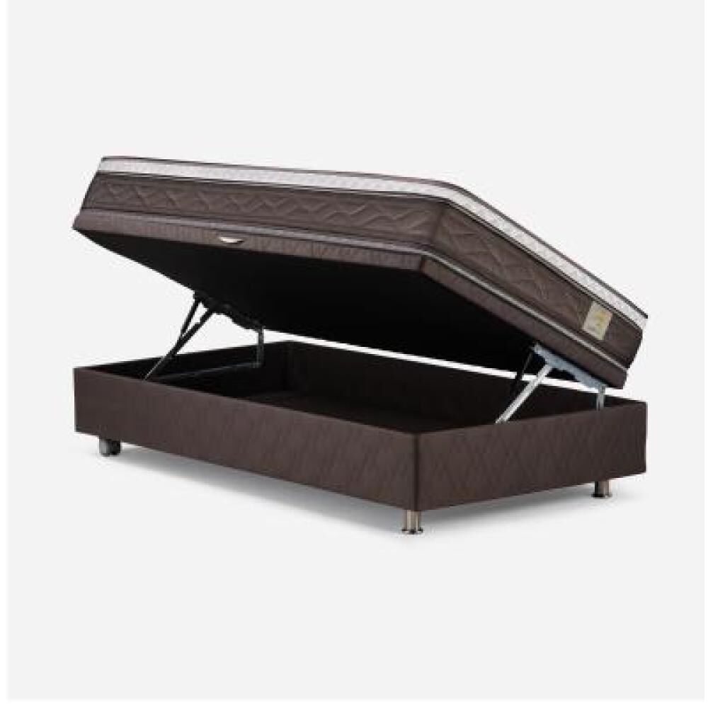 Cama Ba&uacute;l Rosen New Style 4 Plus / 1 Plaza / Base Normal + Set De Maderas image number 7.0