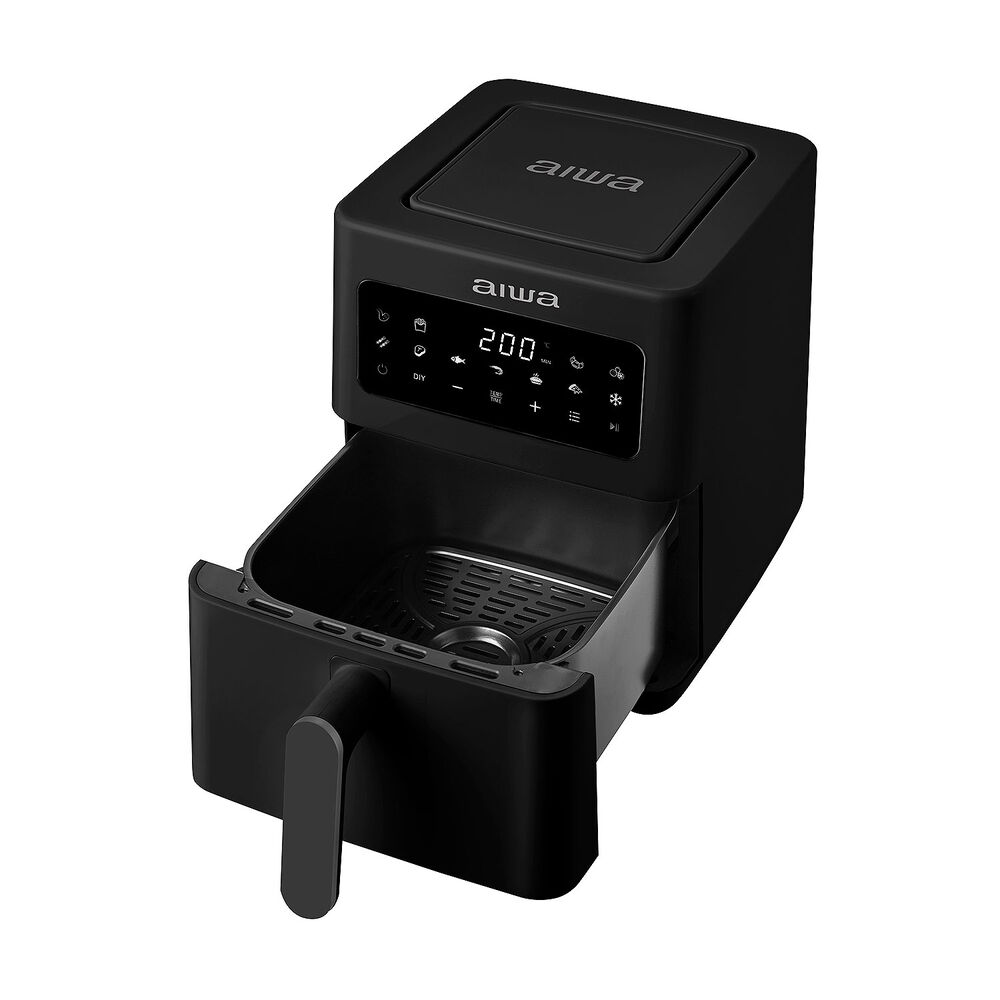 Freidora De Aire Digital Led 4.5 Litros Aiwa Aw-fk45 Negro image number 3.0