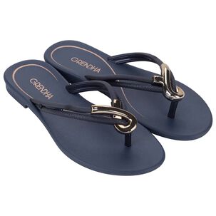 Sandalia Mujer Azul Enlace Grendha
