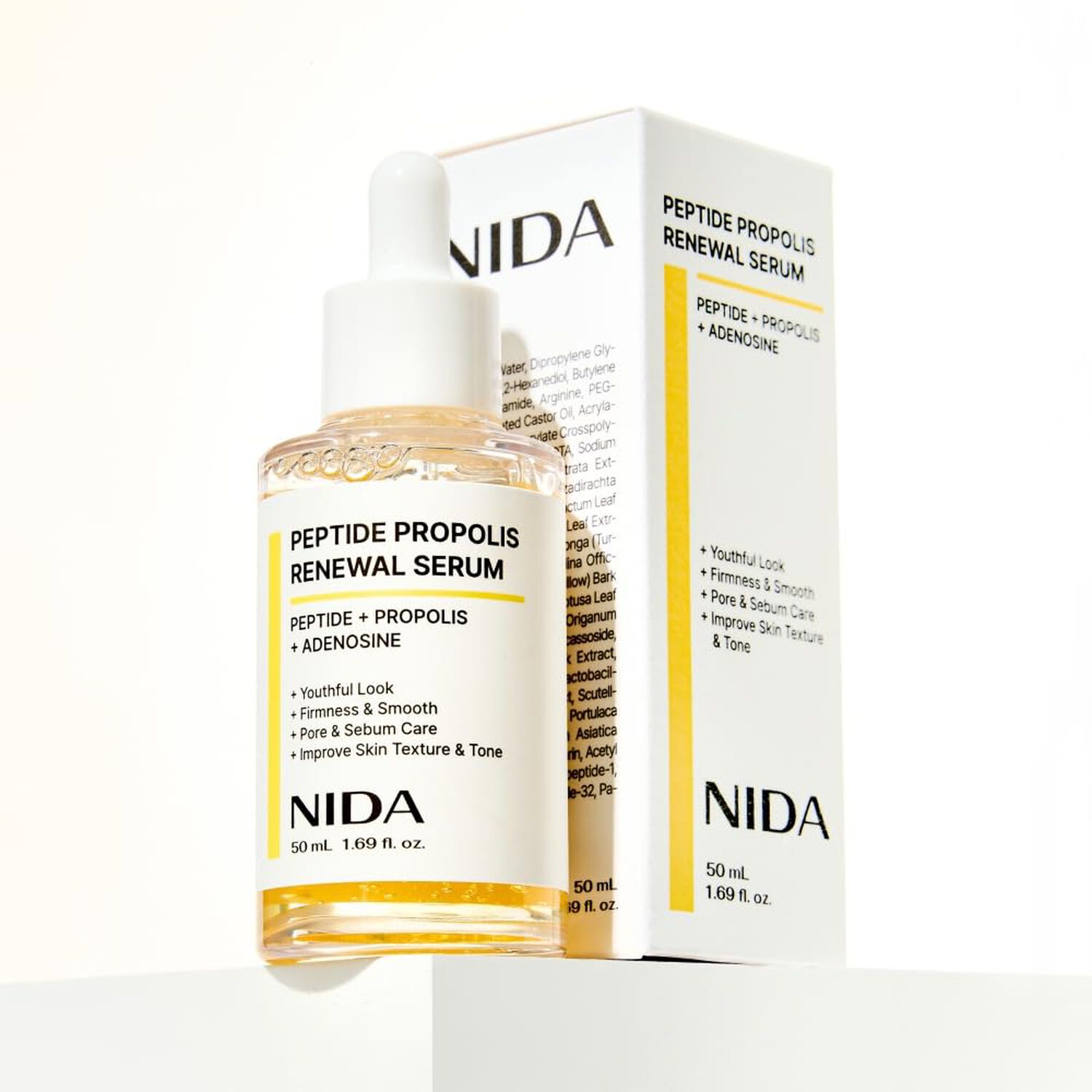 Peptide Propolis Renewal Serum (nida) -50ml Serum Antiedad Con Prop&oacute;leo Y P&eacute;ptidos image number 2.0