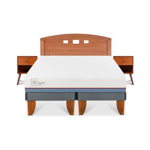 Cama Europea Cic Excellence Plus / 2 Plazas / Base Dividida + Set De Maderas