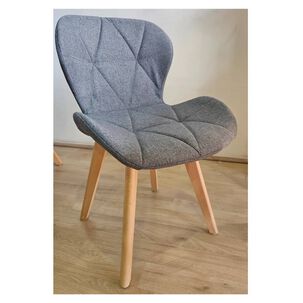 Pack 6 Sillas Mariposa Wood Lino Gris