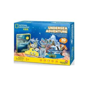 Juguete Rompecabezas 3d Vida Submarina 63 Piezas Infantil