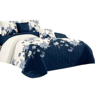 Juego De Sabanas + Cubrecama King + 2 Funda De Almohada Cobertor Verano Qs-2