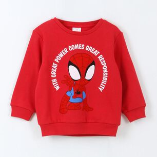 Poleron Cerrado Toddlero Cara Marvel