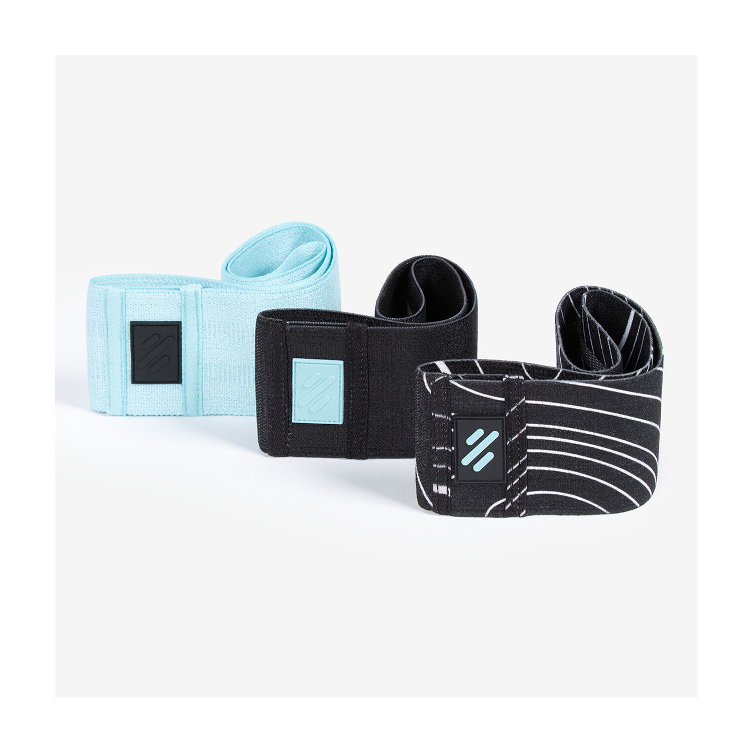 Ultimate Pack Elastic Negro - Celeste image number 1.0