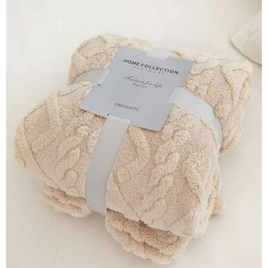 Manta De Polar -200x230. Marron Claro