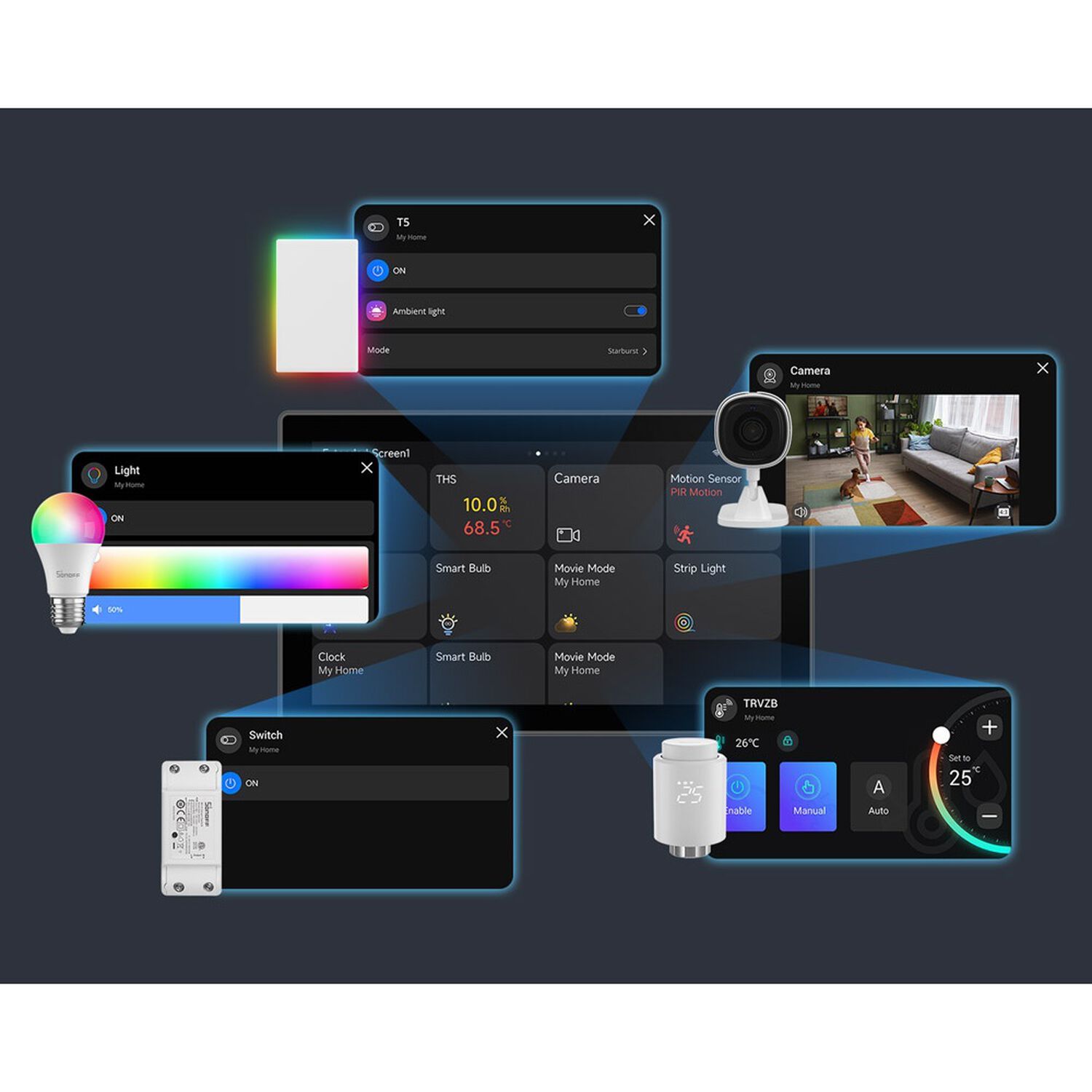 Panel De Control Wifi Zigbee Matter Sonoff Nspanel Pro 120 image number 3.0