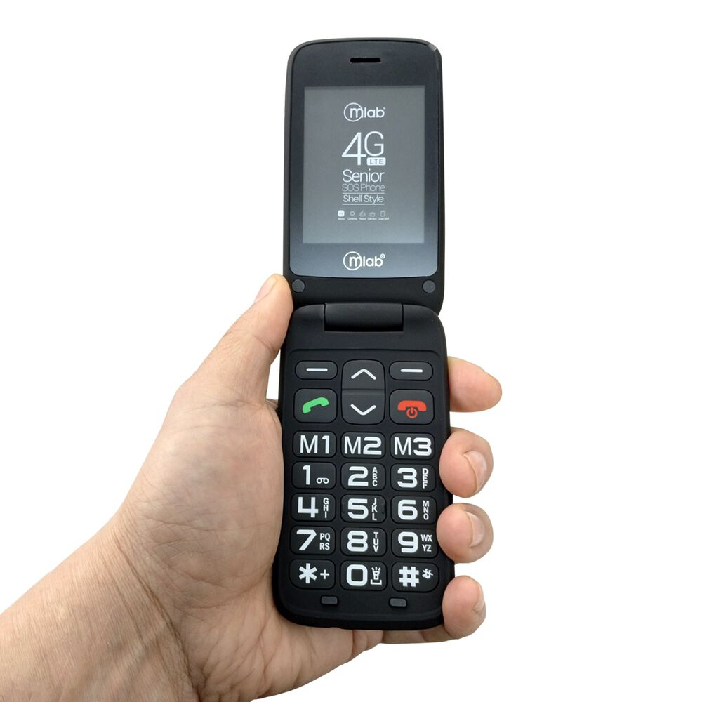 Telefono Senior Shell 4g Sos, Doble Pantalla 2,8- 1,77 Con Base De Carga image number 1.0