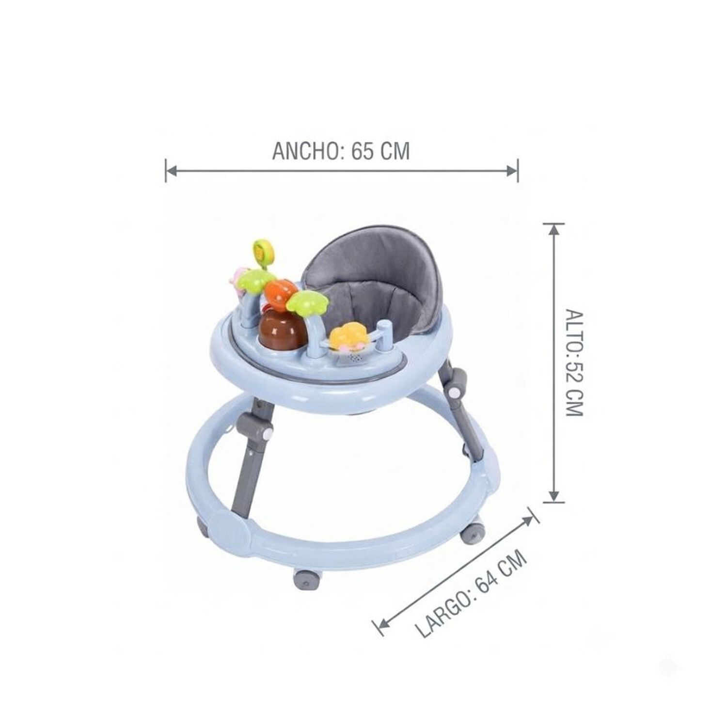 Andador Para Beb&eacute; Plegable Musical Juegos Interactivos image number 2.0