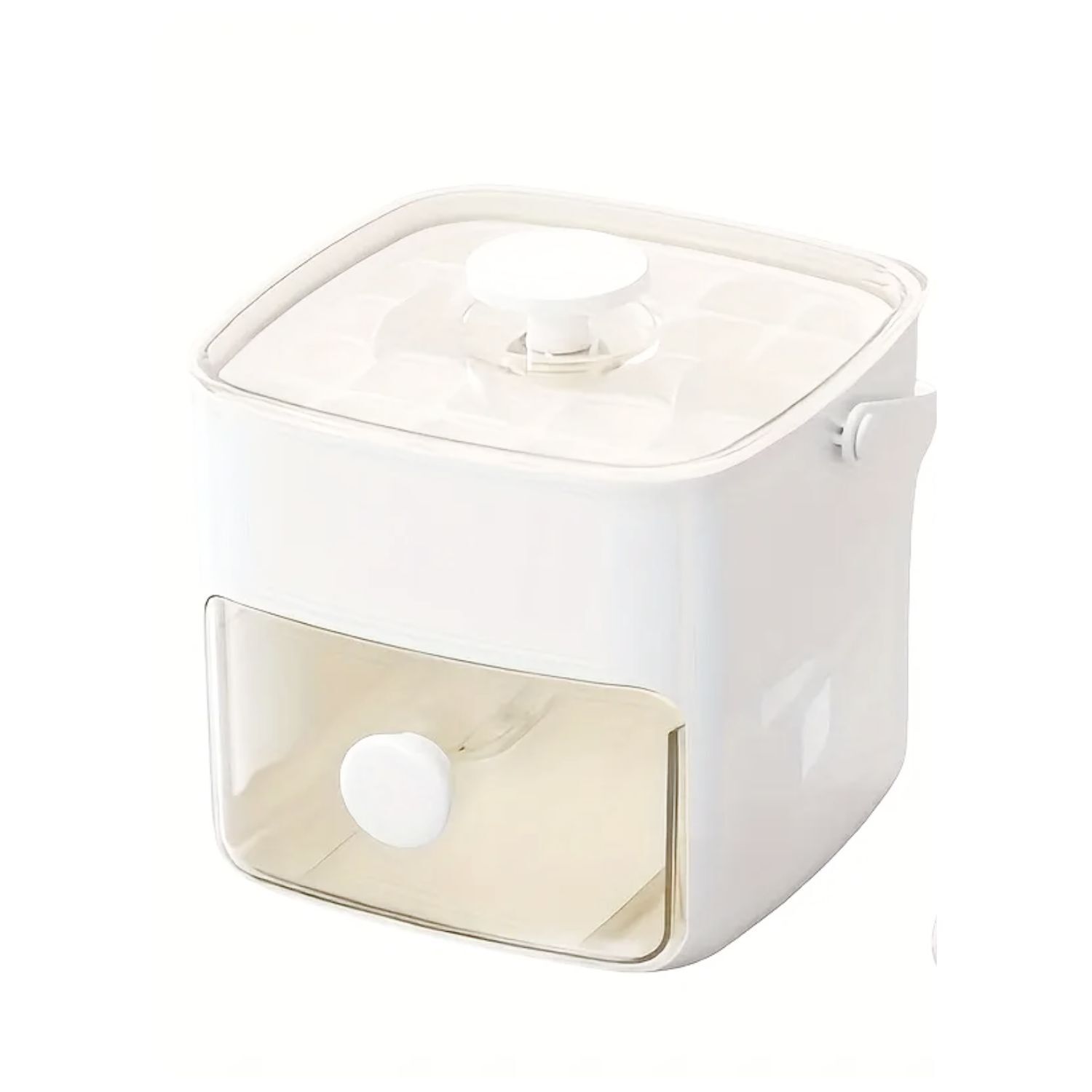 Cubetera De Hielo Portatil A Presion Con Tapa Alta Capacidad image number 0.0