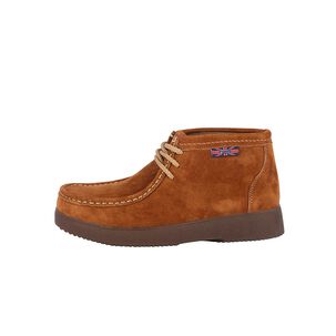 Botin De Cuero Campos Caramelo London Adixt