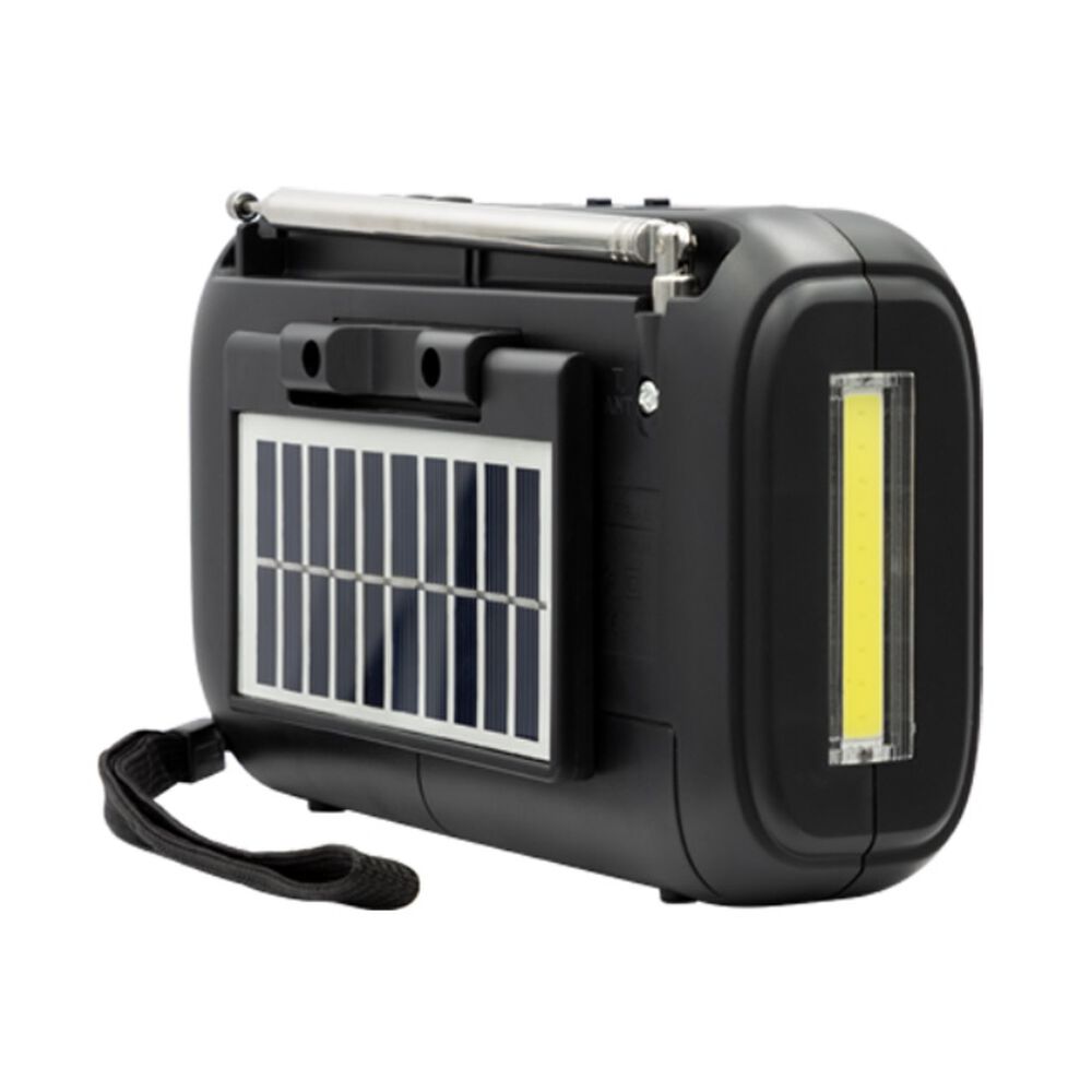 Radio Solar Portátil Con Linterna Bluetooth Bt-amfmsw Usb image number 2.0