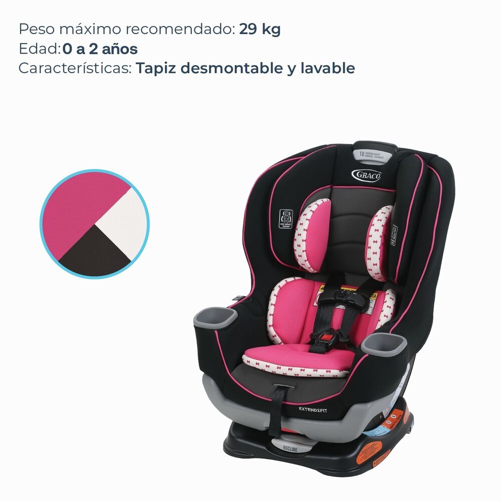 Silla De Auto Bebe Convertible Extend2fit Kenzie image number 1.0