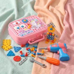 Set Maleta Herramientas Creativa Ni&ntilde;as De Unicornio