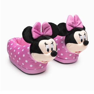 Pantuflas Ni&ntilde;a Minnie Minnie Rosado