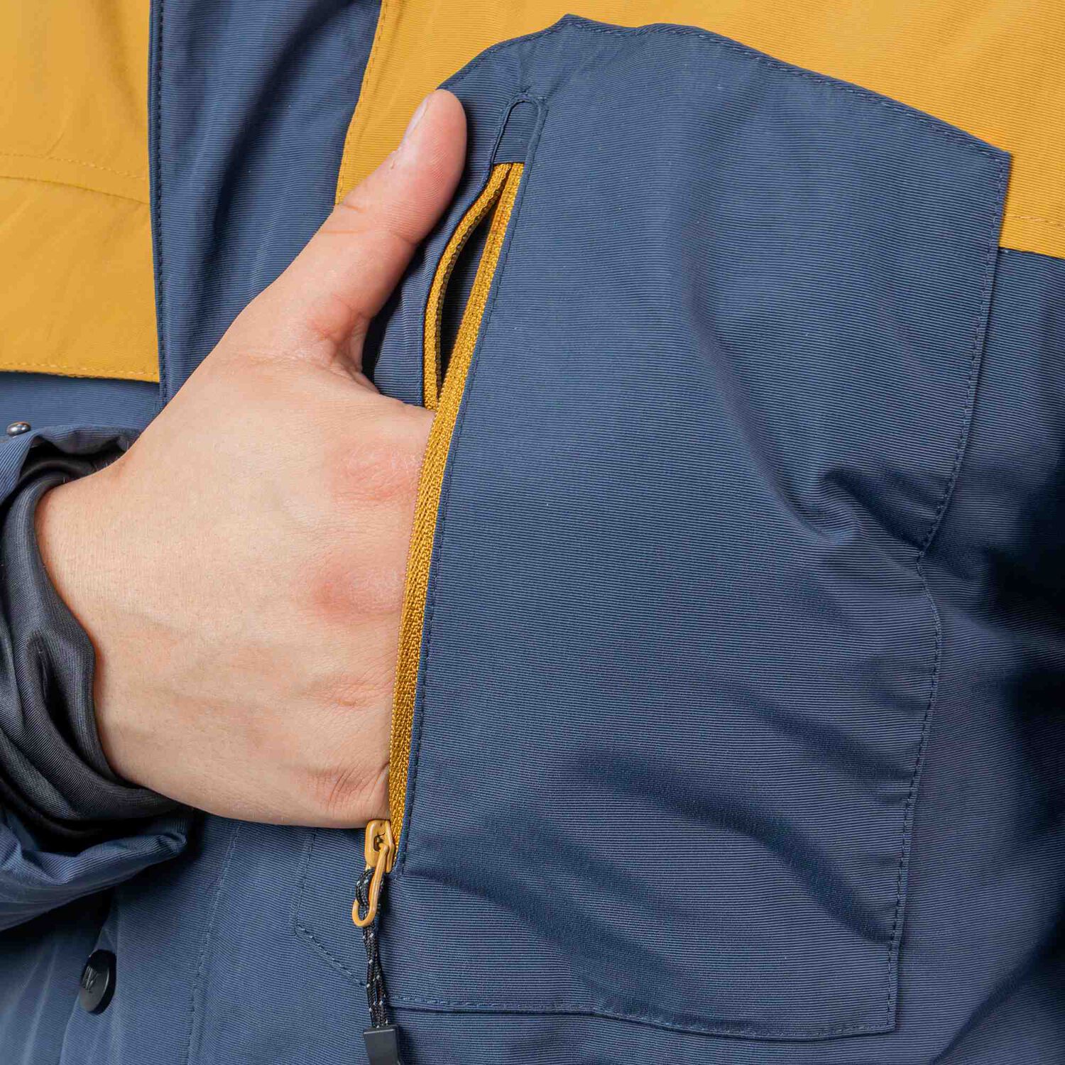 Parka Hw Kodiak Azul Mostaza image number 7.0