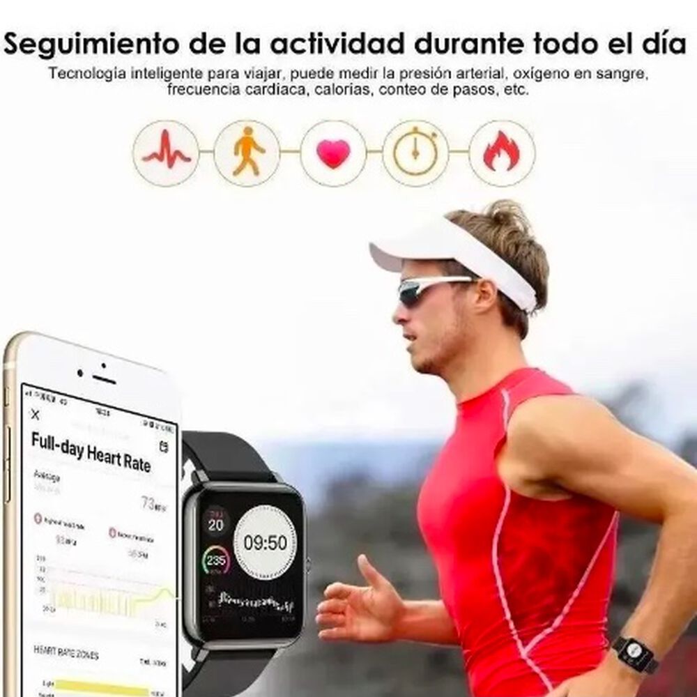 Reloj Inteligente Smartwatch Ip67 Deporte Monitor Salud image number 1.0