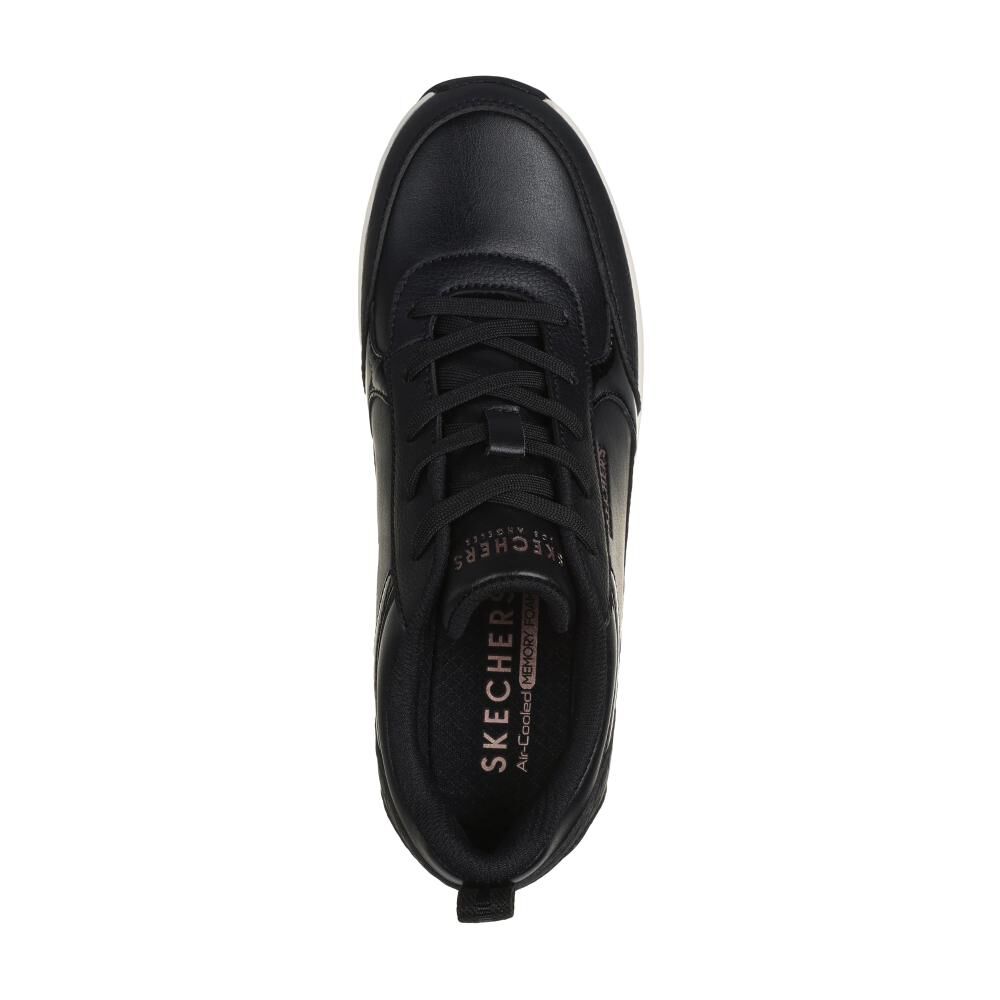 Zapatilla Urbana Mujer Skechers Billion 2 - Fine Shine Negro image number 4.0