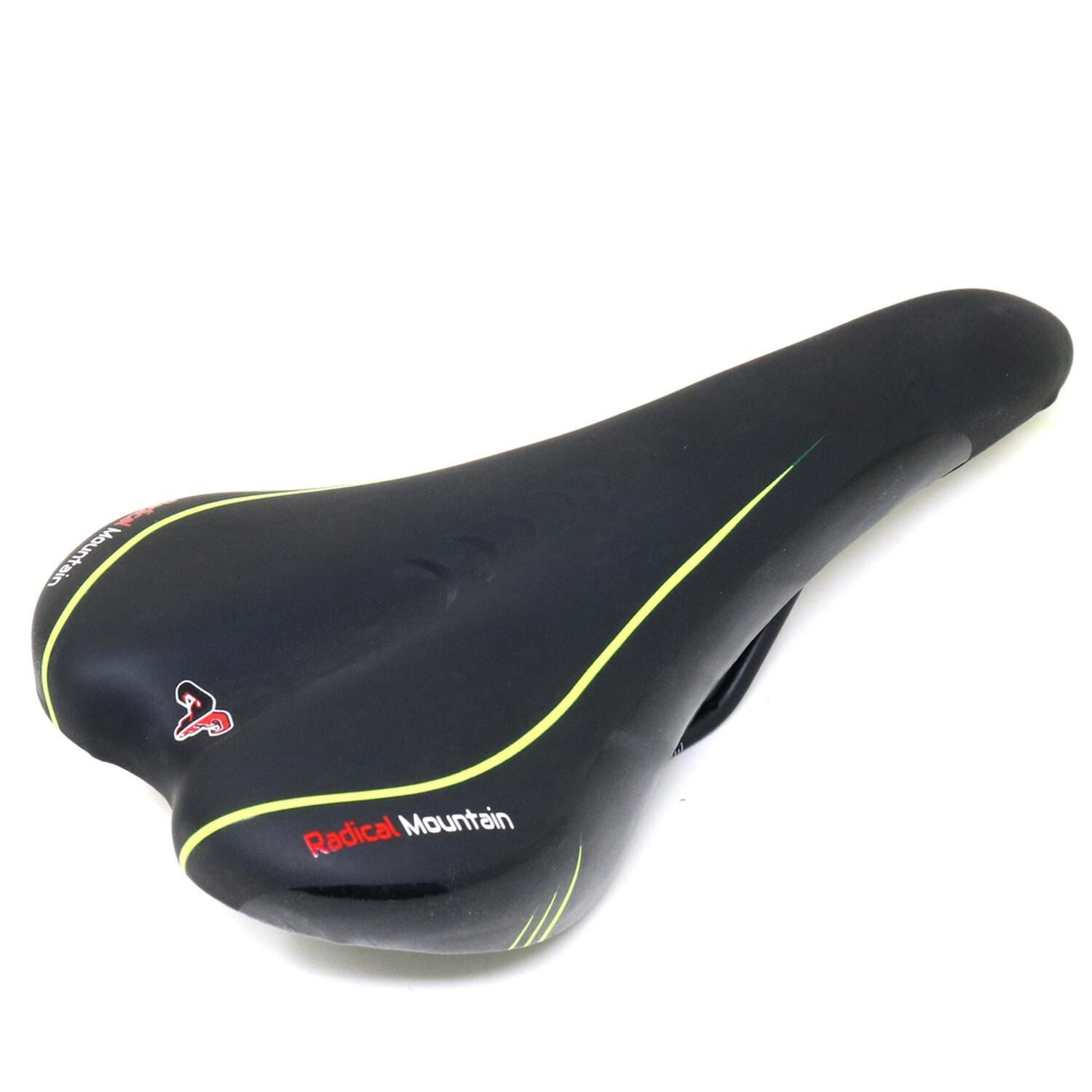 Asiento Mtb Negro/amarillo Radical Mountain image number 0.0