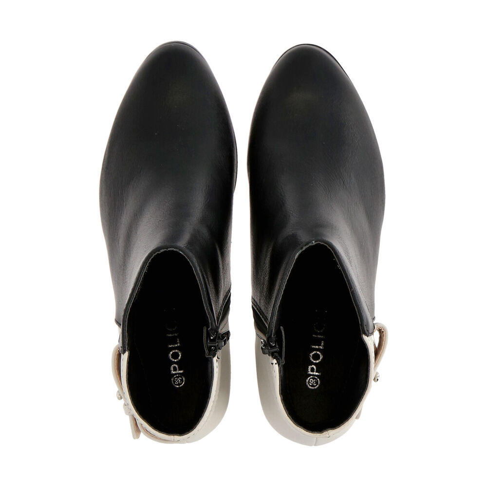 Botin Mujer Negro Rodas 11 Police image number 2.0