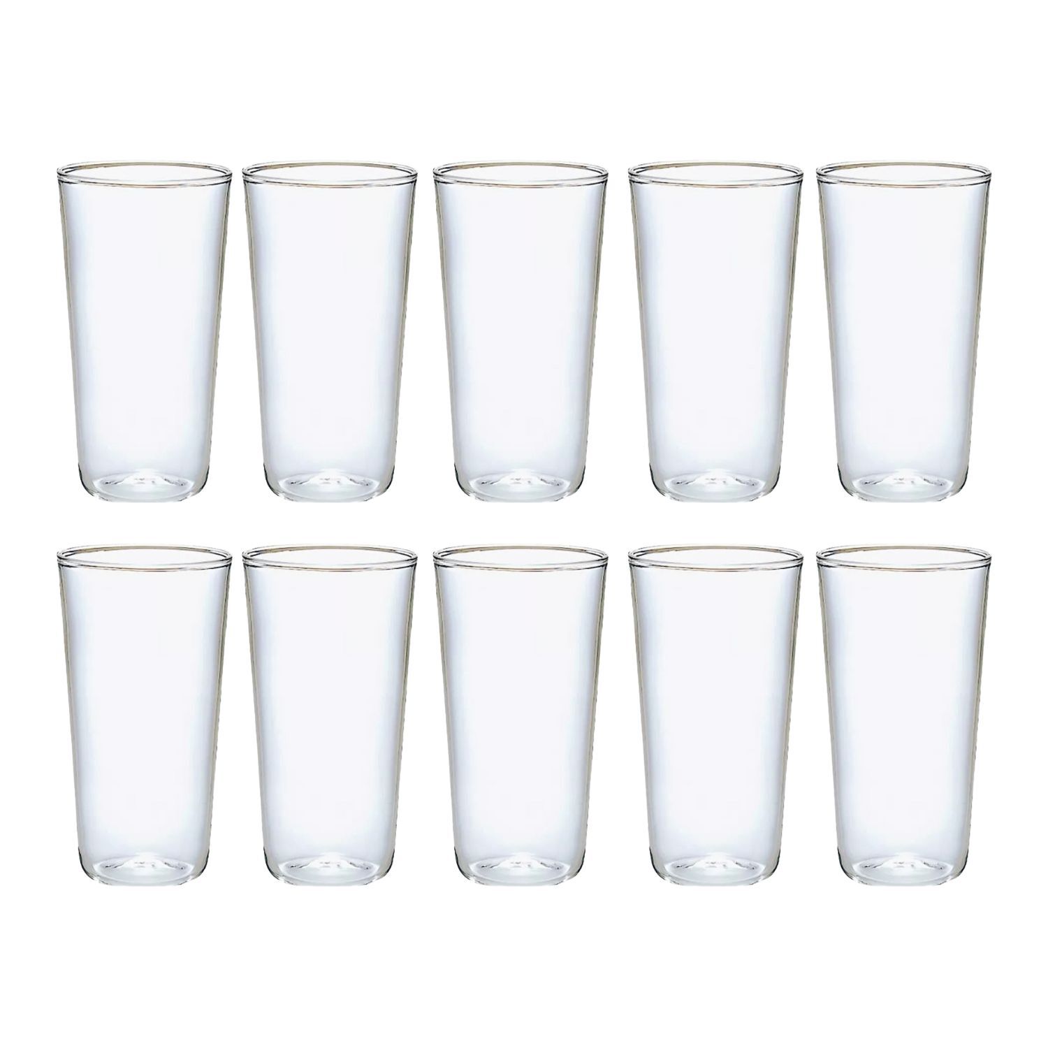 Pack 10 Vasos Desechables De 300ml Jugo Bebidas Multiuso image number 0.0