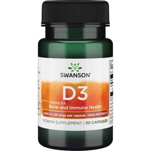 Vitamina D3 1000 Ui 60 C&aacute;psulas