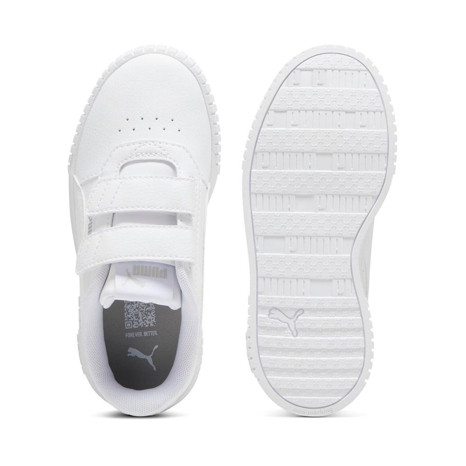 Zapatilla Infantil Ni&ntilde;a Puma Carina 2.0 Blanco image number 2.0