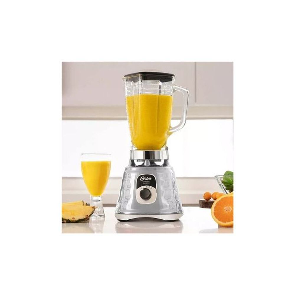 Licuadora Clásica Oster Cromo Con Perilla Ergonómica De 3 Velocidades Blst4655 image number 4.0