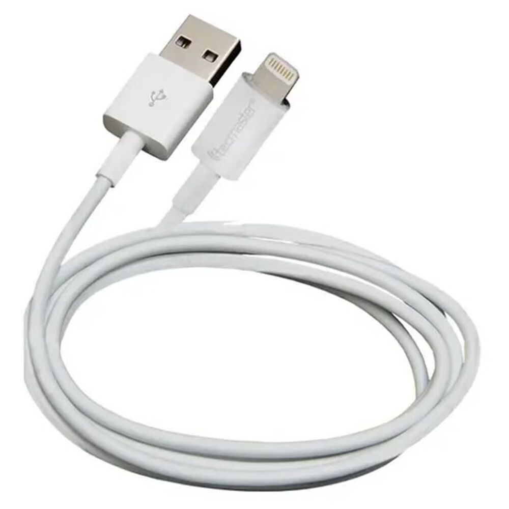 Cable Cargador Para Iphone Usb Lightning 1m Certificado Tecmaster image number 1.0