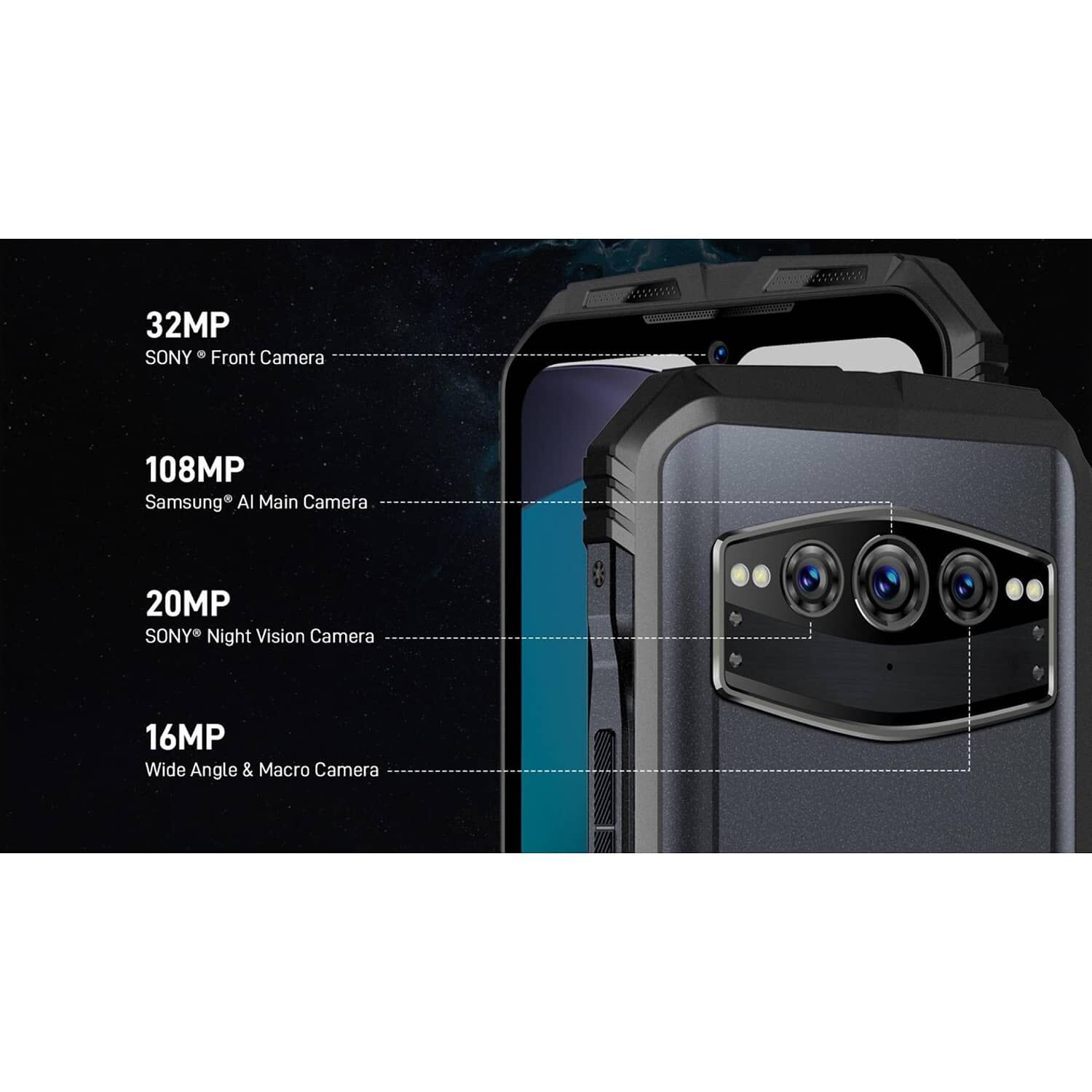 Celular Rugged Doogee V30t Resistente A Golpes, Polvo, Humedad Y Agua / C&aacute;mara Con Visi&oacute;n Nocturna, Carga R&aacute;pida 66.0w / Graba Videos En 4k image number 5.0