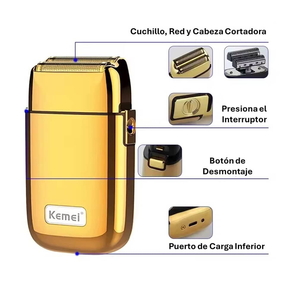 Maquina De Afeitar Kemei Km-tx1 image number 2.0