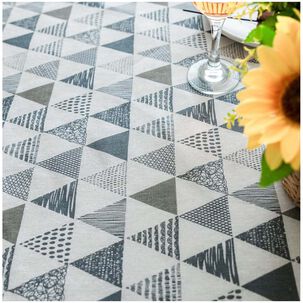 Mantel Para Mesa Rectangular De Lino De Algod&oacute;n 140x220cm Md09