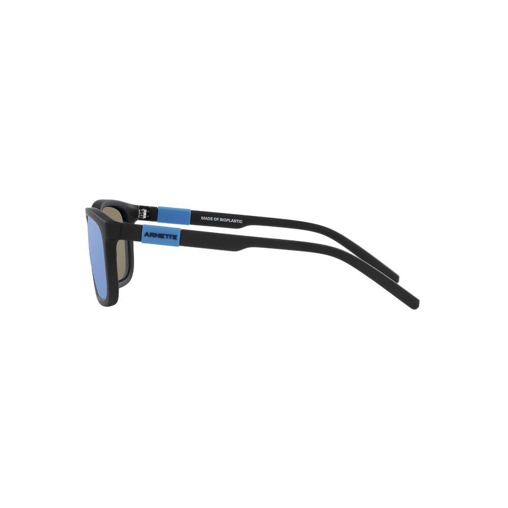 Lentes De Sol Teen Speerit Matte Black Polarizados Sustentable Arnette image number 3.0