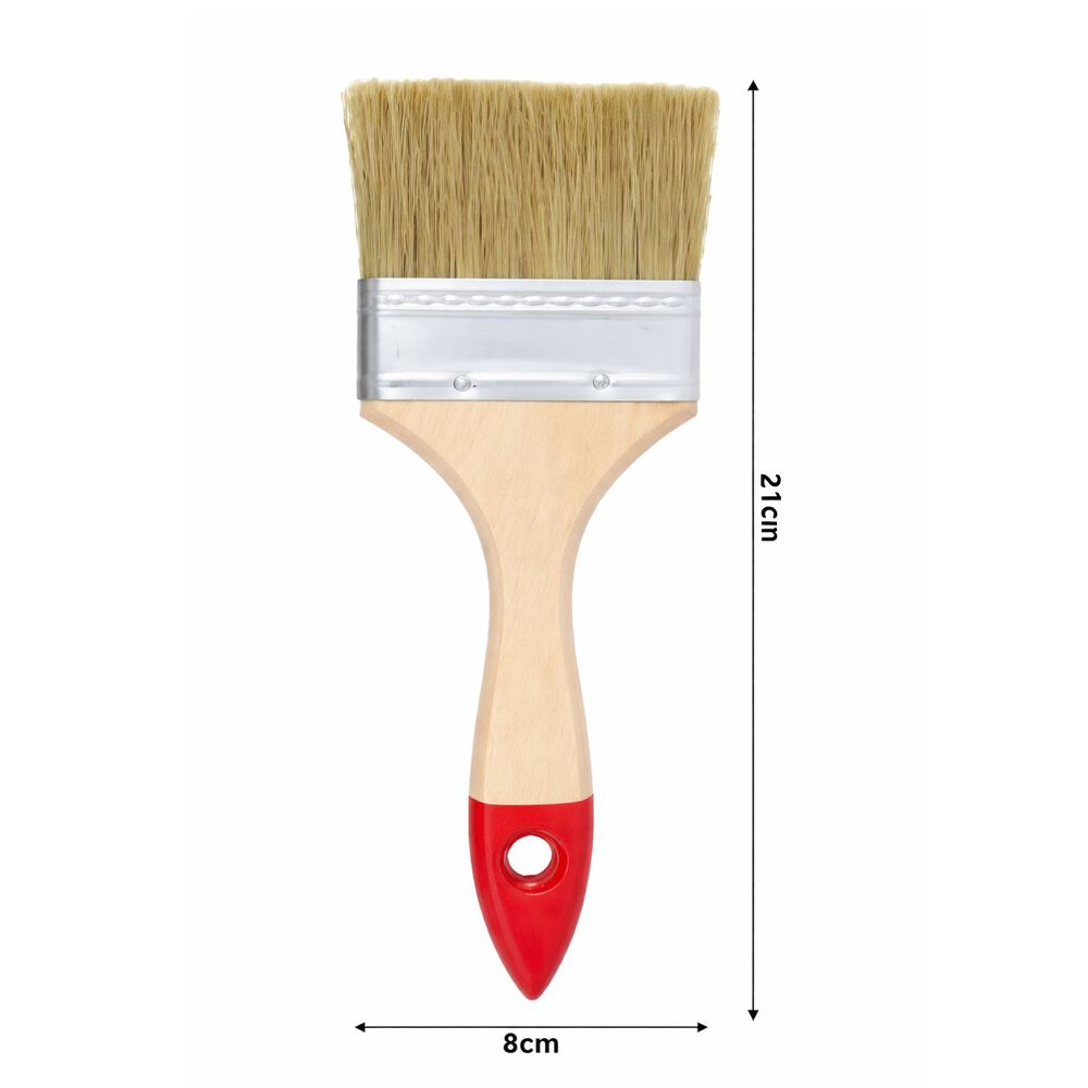 Brocha Mango Madera 3 Pulgadas Para Pintar Construcci&oacute;n image number 0.0