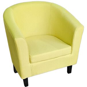 Poltrona Moderna De Descanso Individual Deluxe Mostaza